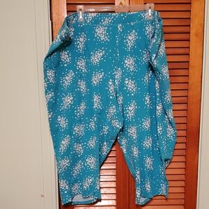 Catherines Blue Star Print Sleepwear